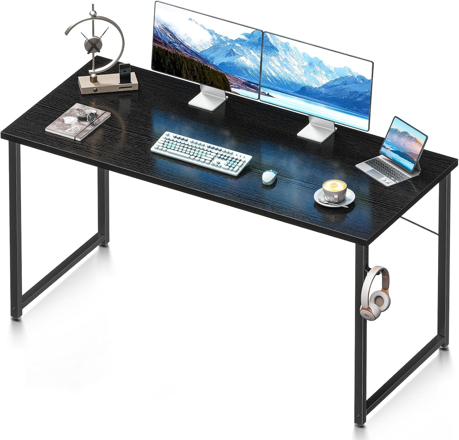 Coleshome 55 Inch Computer Desk, Modern Simple Style Desk for Home Office, Study...
