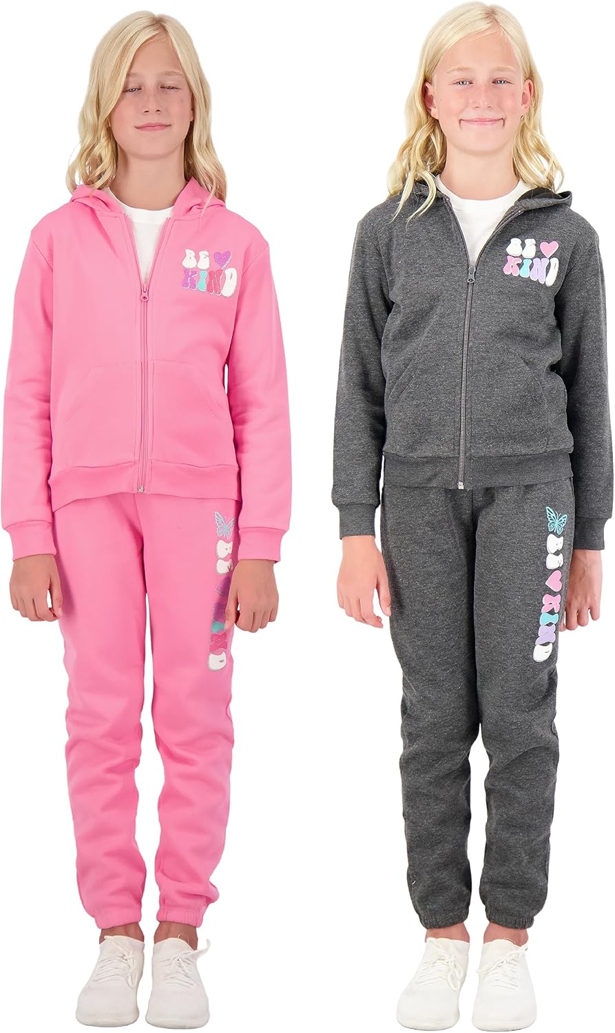Sweet Butterfly, Special Girls 4-Piece Fleece Active Hoodie, Innovative Athletic...