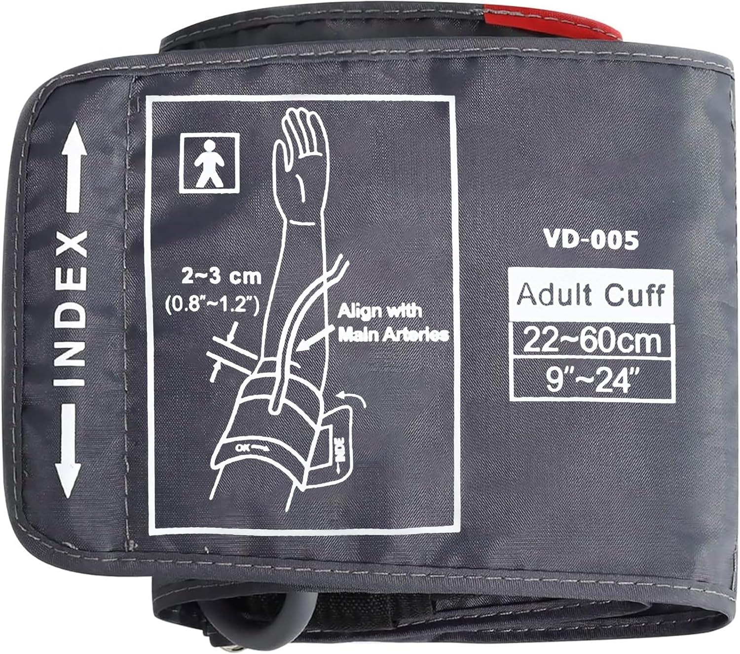 ELERA Extra Large Blood Pressure Cuff (9"-24" | 22-60cm) - XL Replacement BP Cuf...