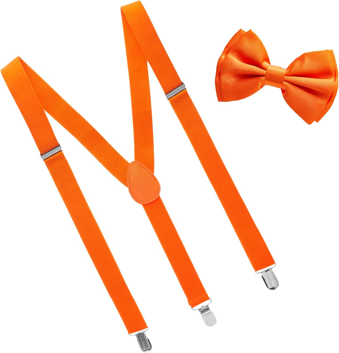 Bow Tie and Suspenders for Men, Adjustable Derby Wedding Gatsby Costume Mens Bow...
