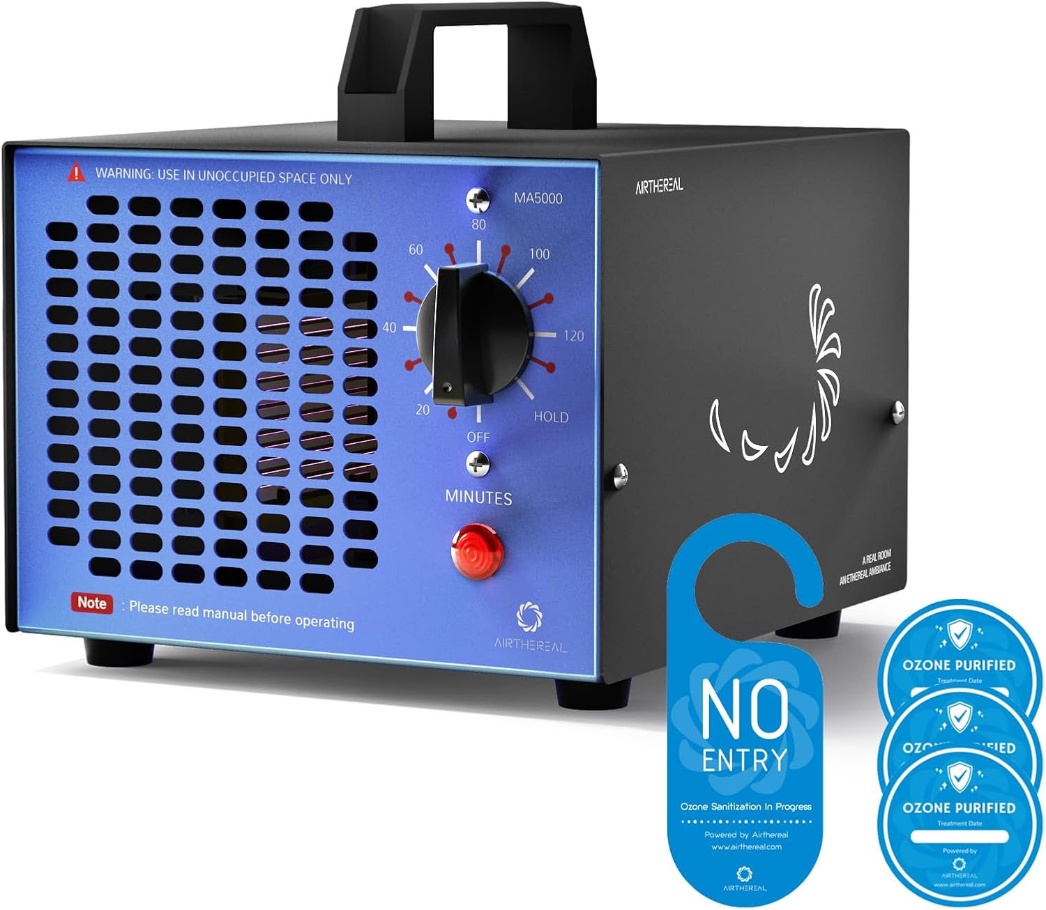Airthereal MA5000 Commercial Ozone Generator, High Capacity Ozone Machine Odor R...
