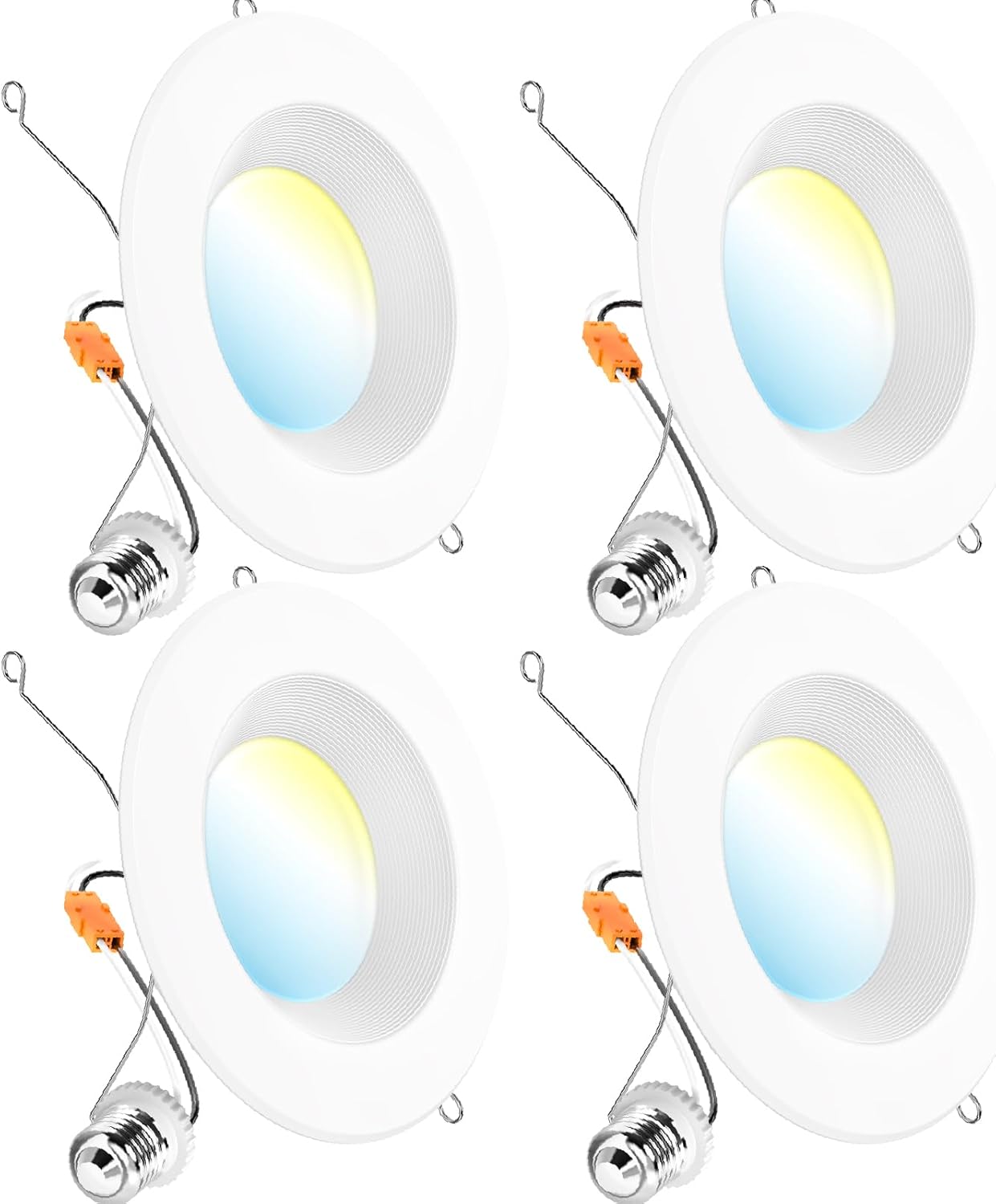 Sunco 5CCT Retrofit LED Recessed Lighting 6 Inch, 2700K/3000K/3500K/4000K/5000K...