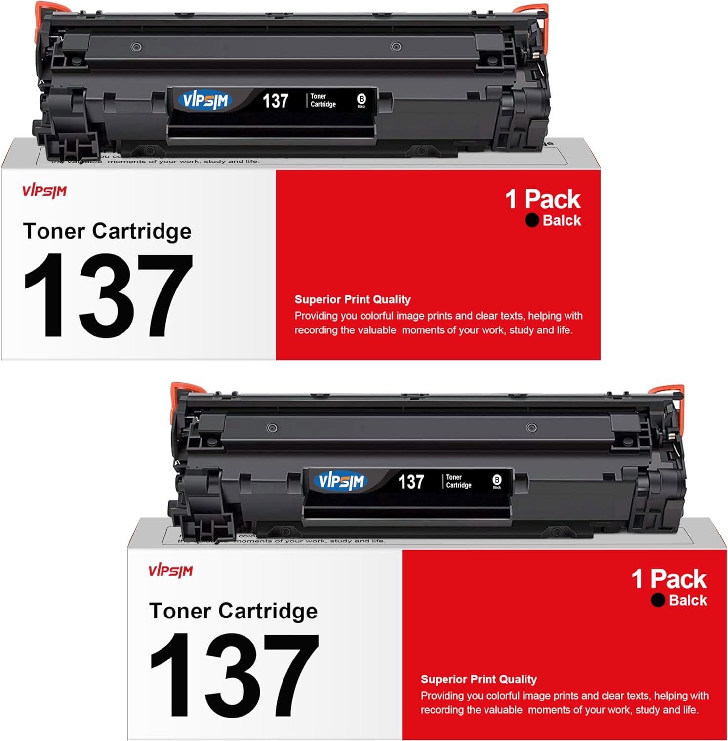 137 Toner Cartridge Replacement for Canon 137, Special Canon Black Toner Cartrid...