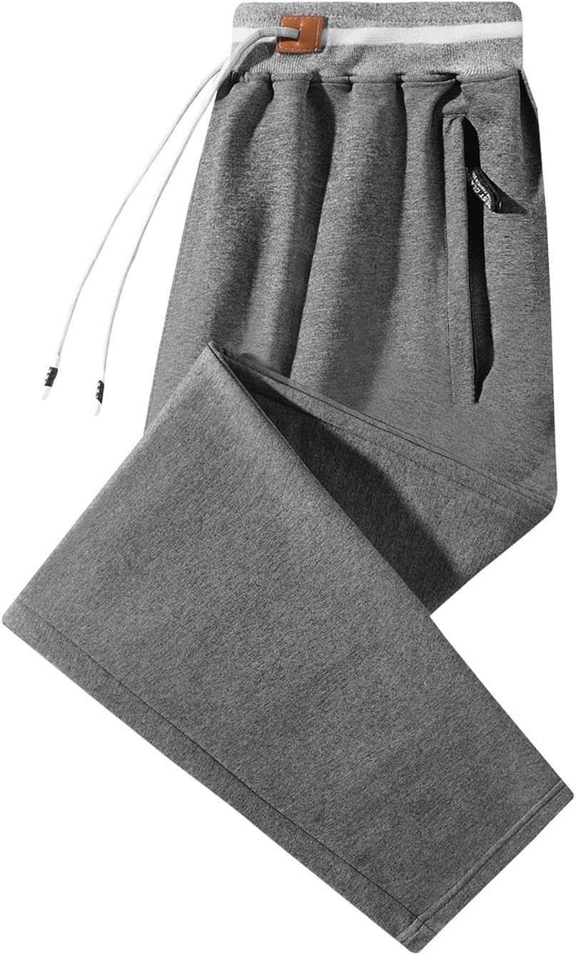 FoxQ Mens Sweatpants with Pockets Sports Joggers Athletic Running Casual Yoga Pa...
