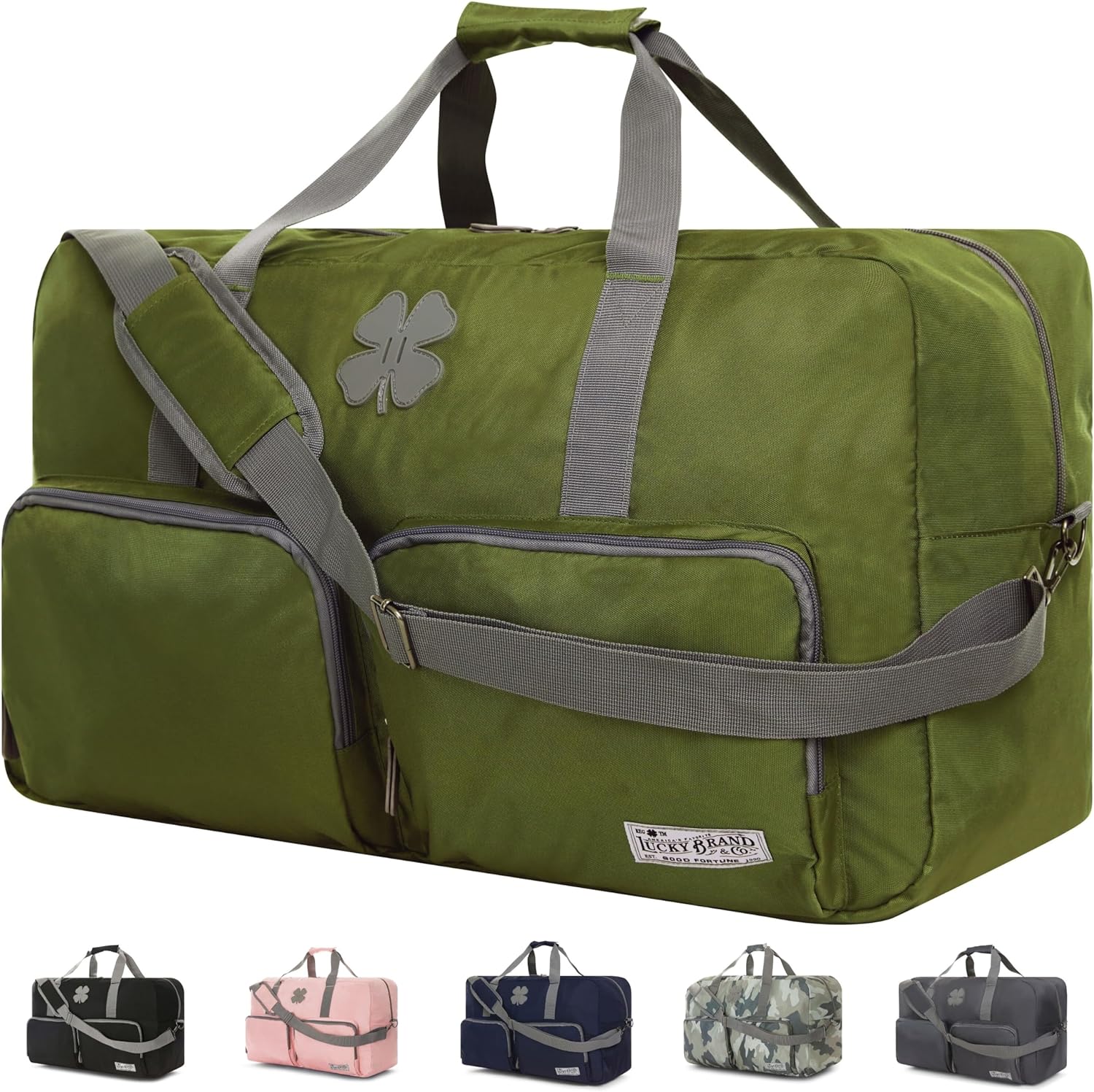 Lucky Travel Duffel Bags 65L, Gym Bag, Travel Bag & Large Duffle Bag for Men, Fo...