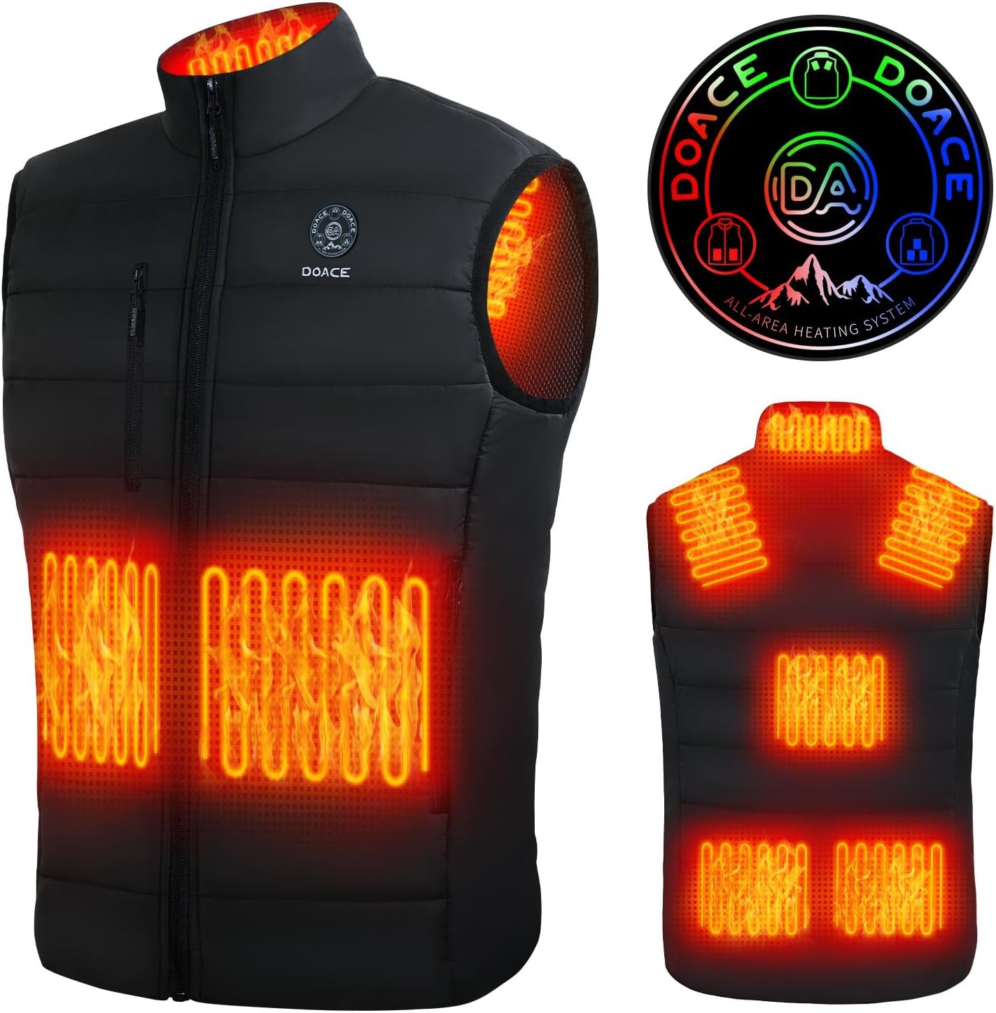 DOACE Heated Vest for Women and Men, Smart Electri...