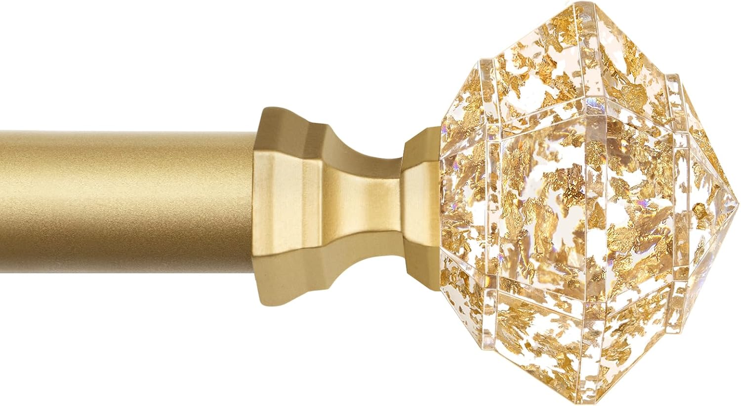 TONIAL Curtain Rods 32 to 58 Inch(2.6 to 4.8 ft), Telescoping Splicing 3/4 Singl...