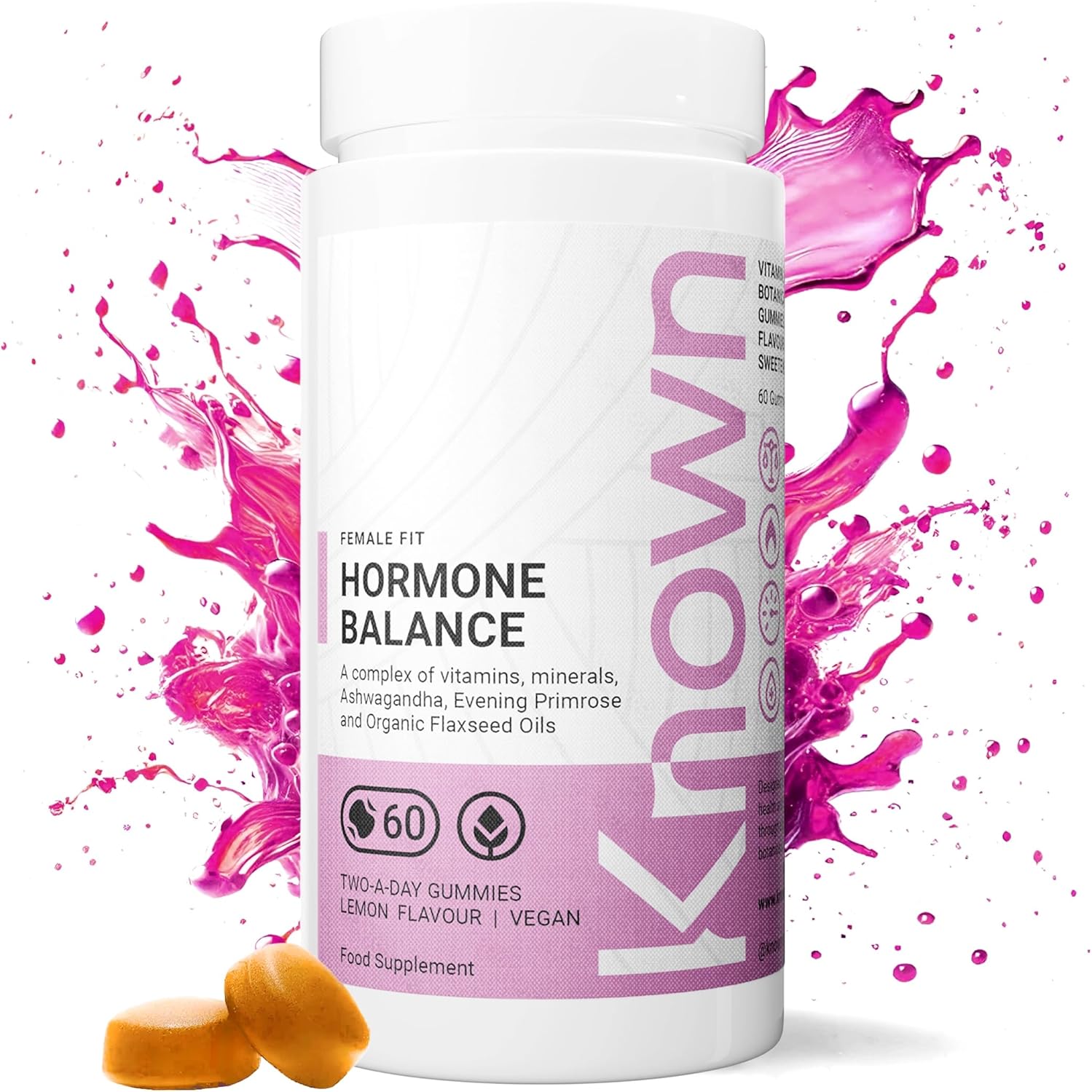 Hormone Balance Gummies by Known | Natural Support for Female Health, Suitable f...