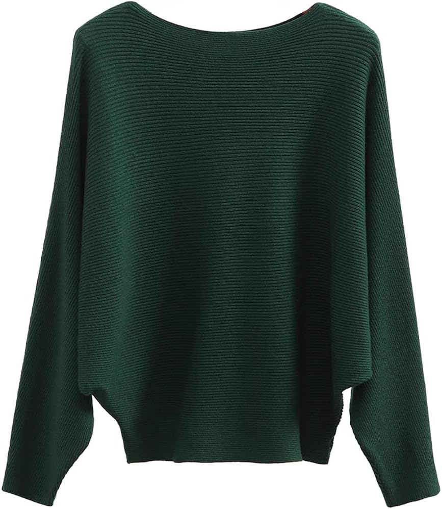 Ckikiou Womens Sweaters Tops, Special Lightweight Oversized Boat Neck Sweaters,...