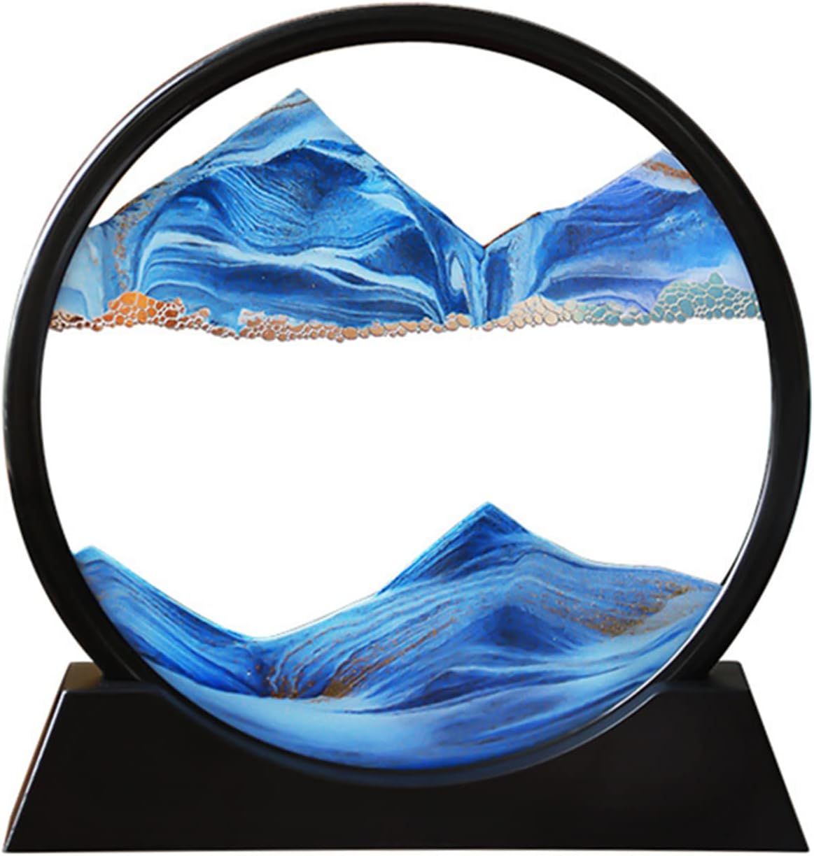 Arthink Moving Sand Art Picture in Motion Round Gl...
