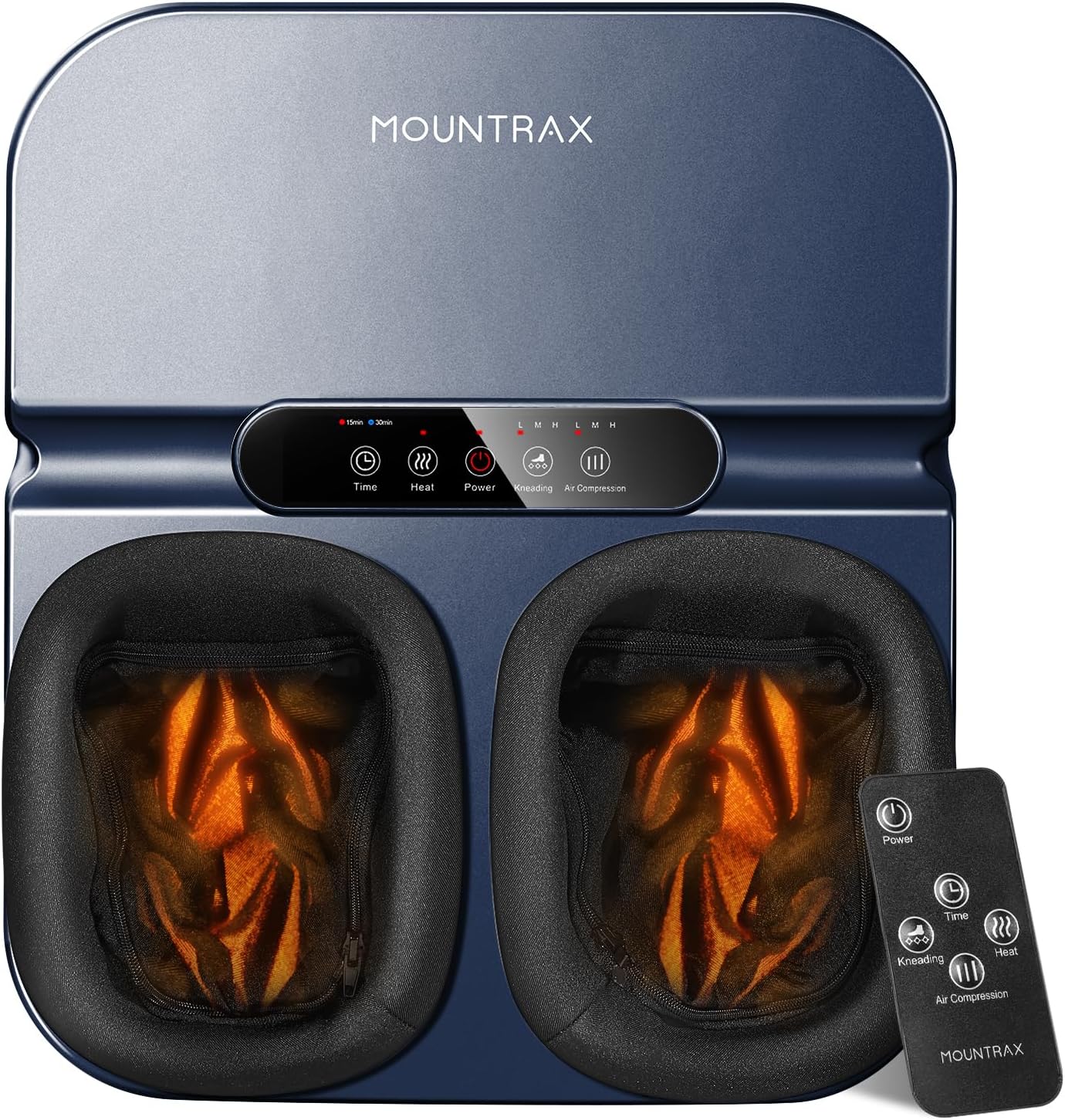 MOUNTRAX Foot Massager Machine with Heat, Gifts for Women Men, Shiatsu Foot Mass...