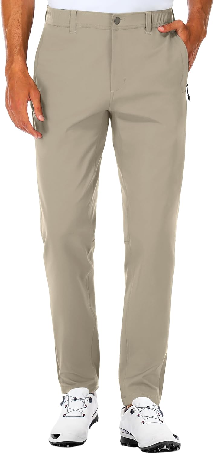 SPECIALMAGIC Golf Pants Men Stretch Slim fit Hiking Pants Lightweight Dress Casu...