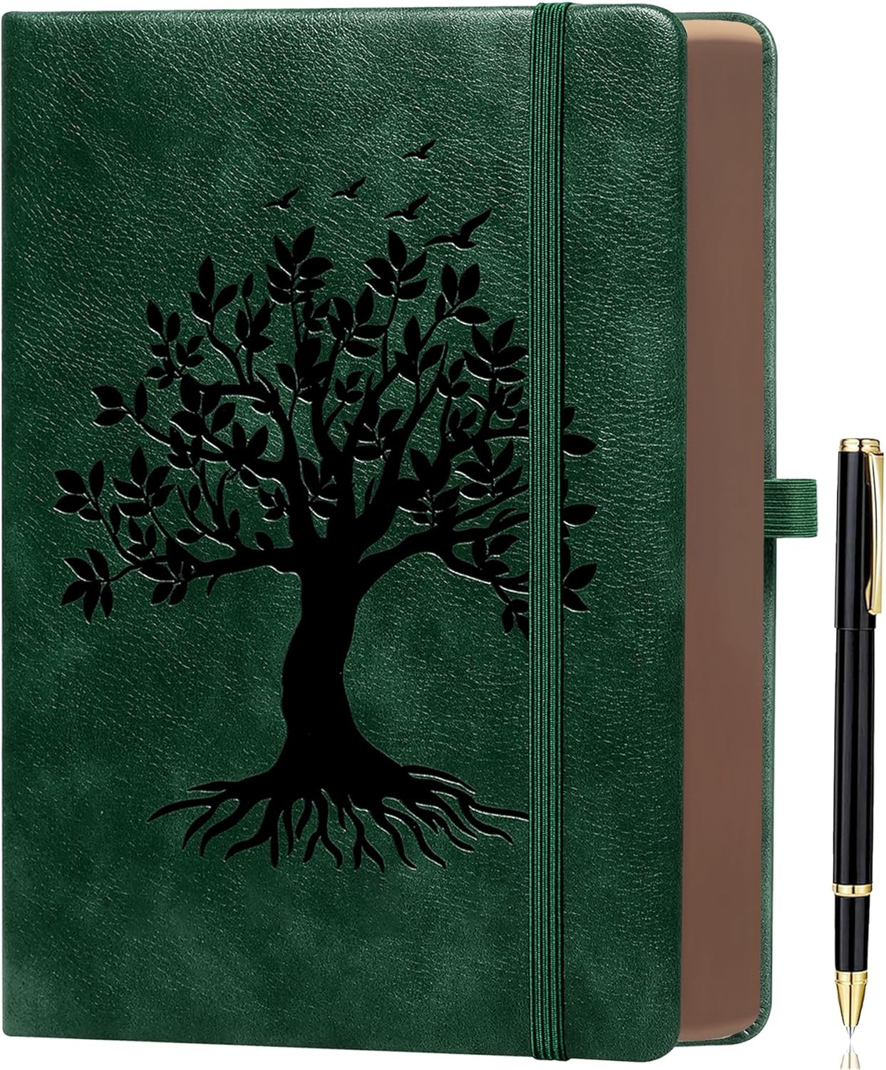ZXHQ 360 Pages Thick Lined A5 Journaling Notebook, Hardcover Journal for Women M...