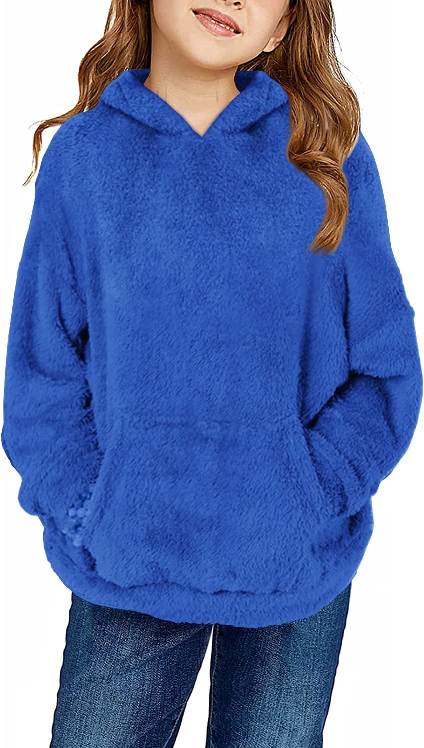 Haloumoning Girls Fuzzy Fleece Pullover, Special Hoodies Sweatshirt, Innovative...