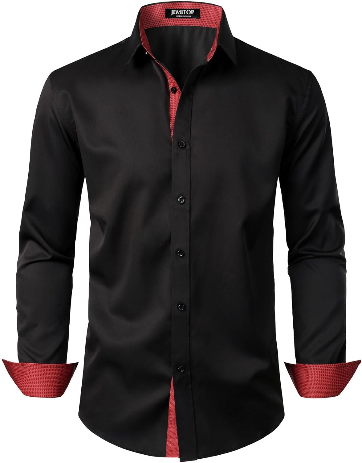 Men's Stretch Wrinkle Free Multi-use Slim Fit Dress Shirts Formal Business Casua...