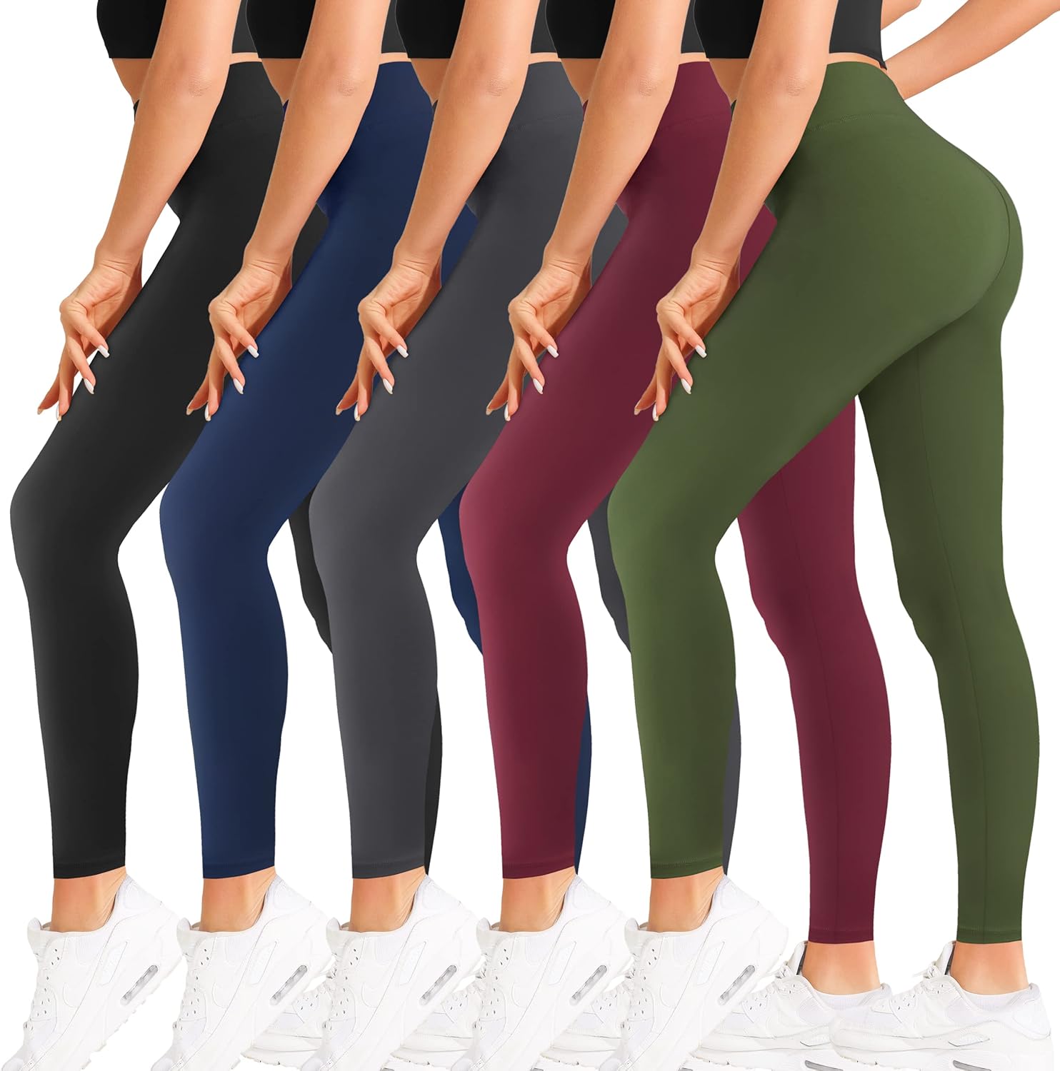 Natural Feelings Buttercloud High Waisted Leggings for Women Ultra Soft Stretch...