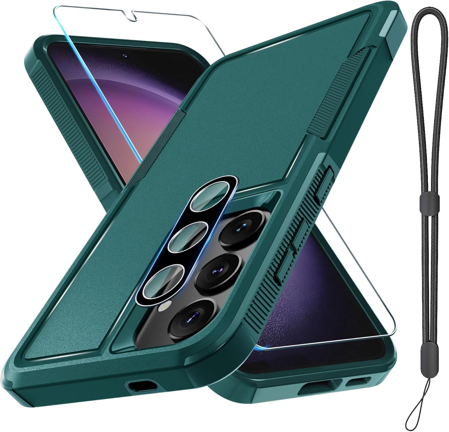 RMOCR Case for Samsung Galaxy S24 Plus, Full Body Heavy Duty Rugged Shockproof P...
