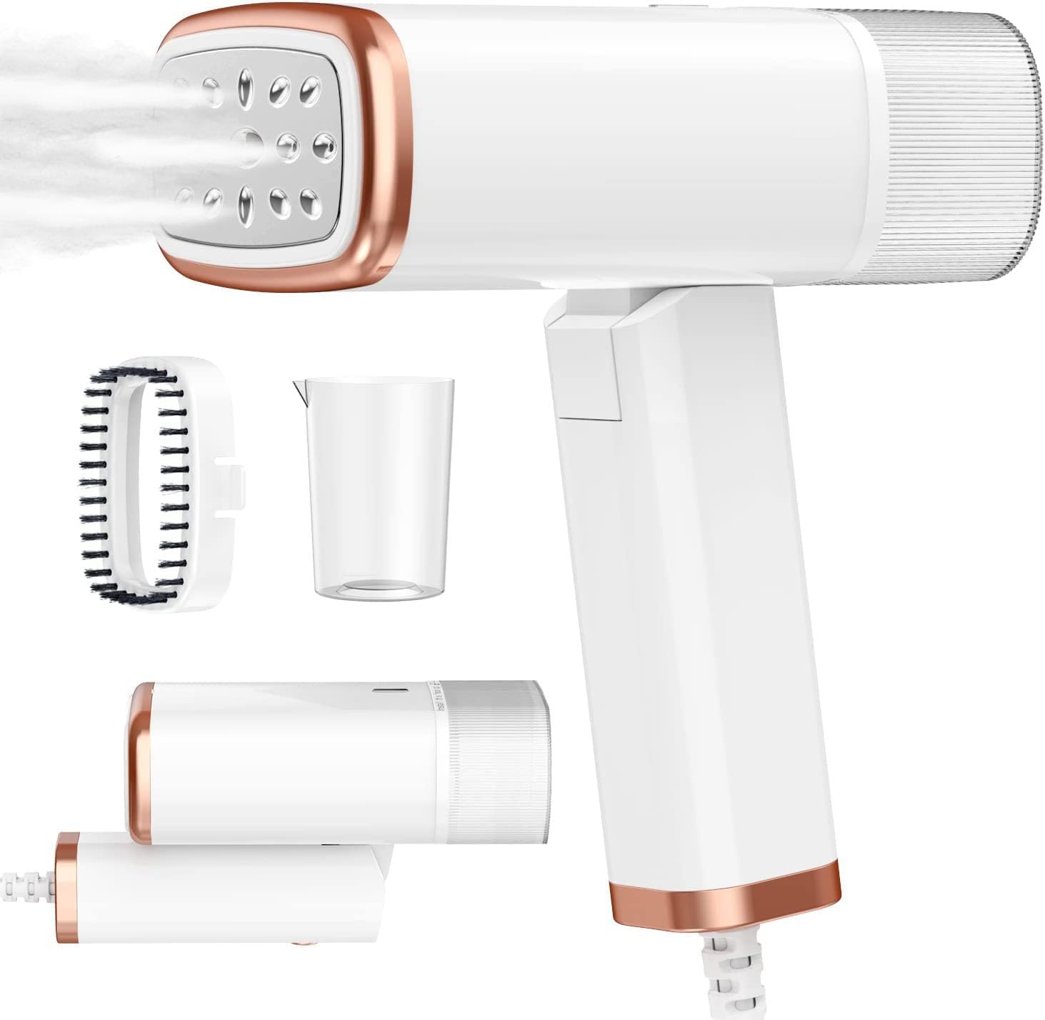 Handheld Iron Travel Clothes Steamer - Portable Steam Iron 20s Fast Heat-up Wrin...