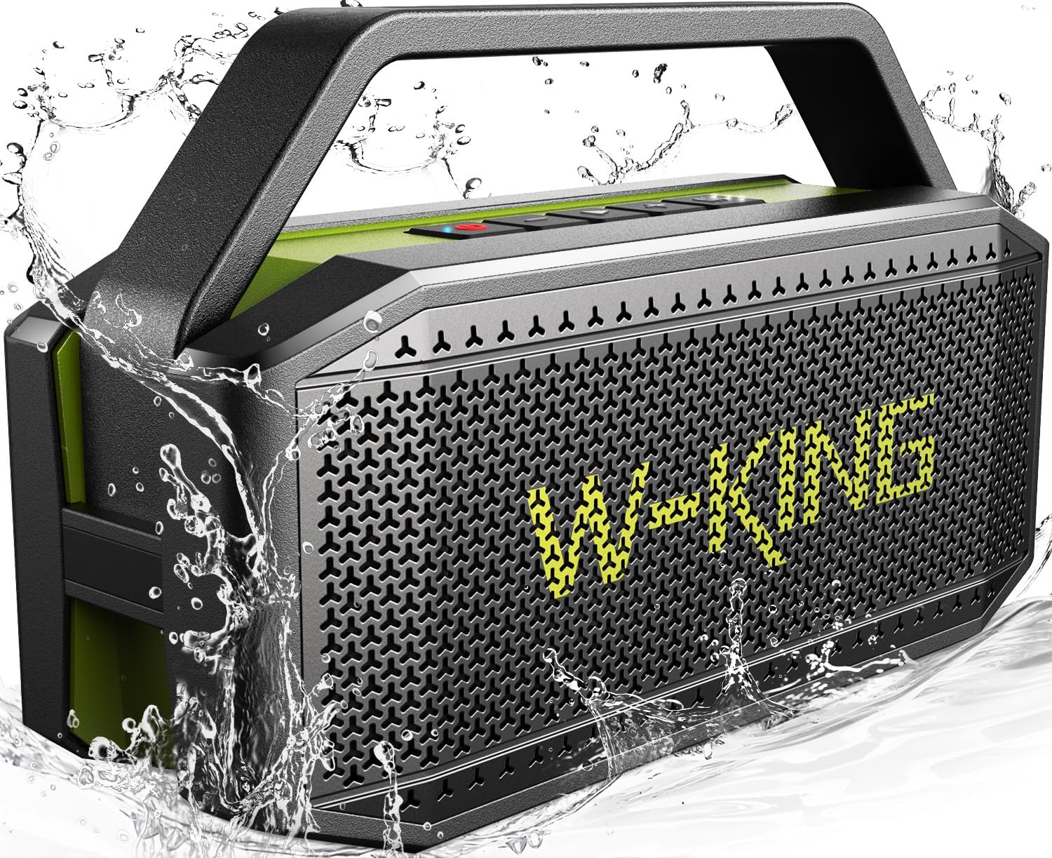W-KING Portable Loud Bluetooth Speakers with Subwoofer, (100W Peak) 60W Outdoor...