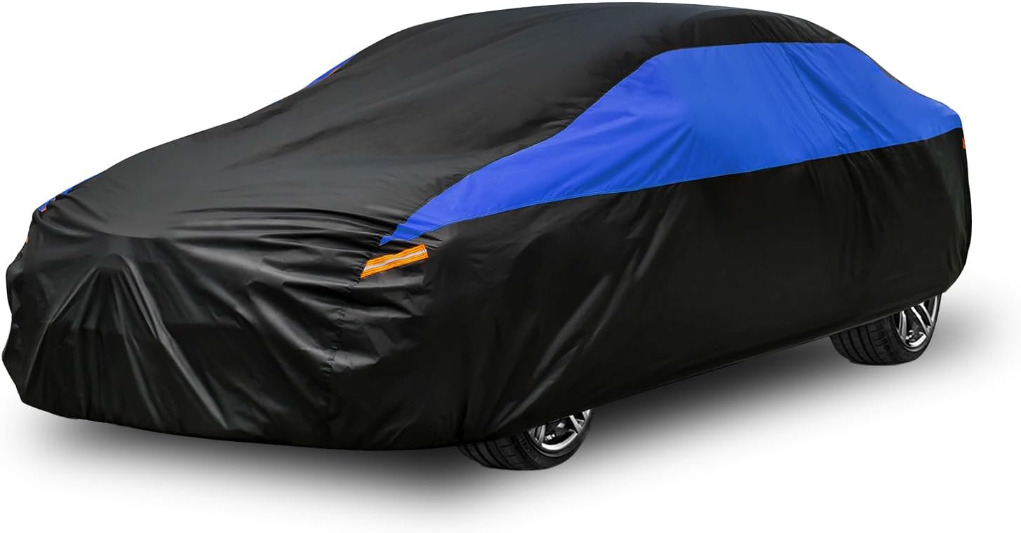 Car Cover for Automobiles All Weather Waterproof, Universal Fit Sedan Porsche 91...
