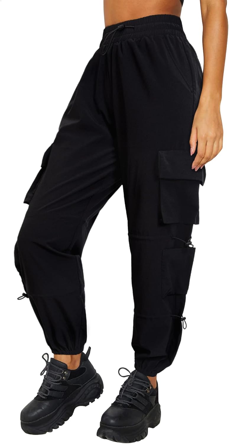 Quick Dry Cargo Pants Lightweight Tactical Hiking Pants with 6 Pockets for Women...