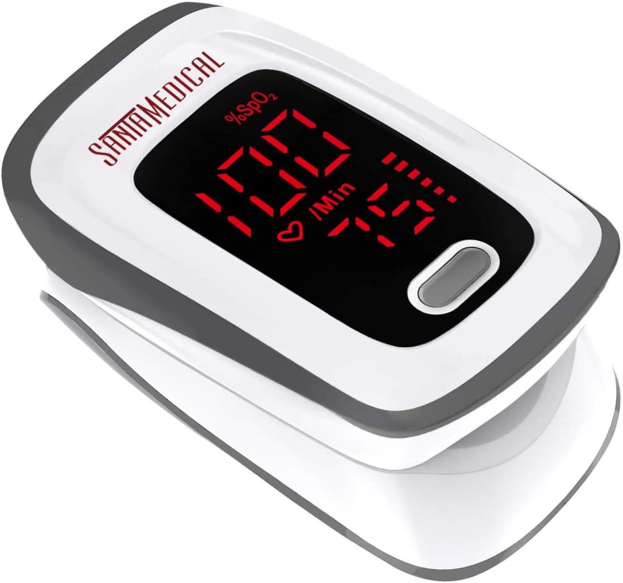 Fingertip Pulse Oximeter, Blood Oxygen Saturation Monitor (SpO2) with Pulse Rate...