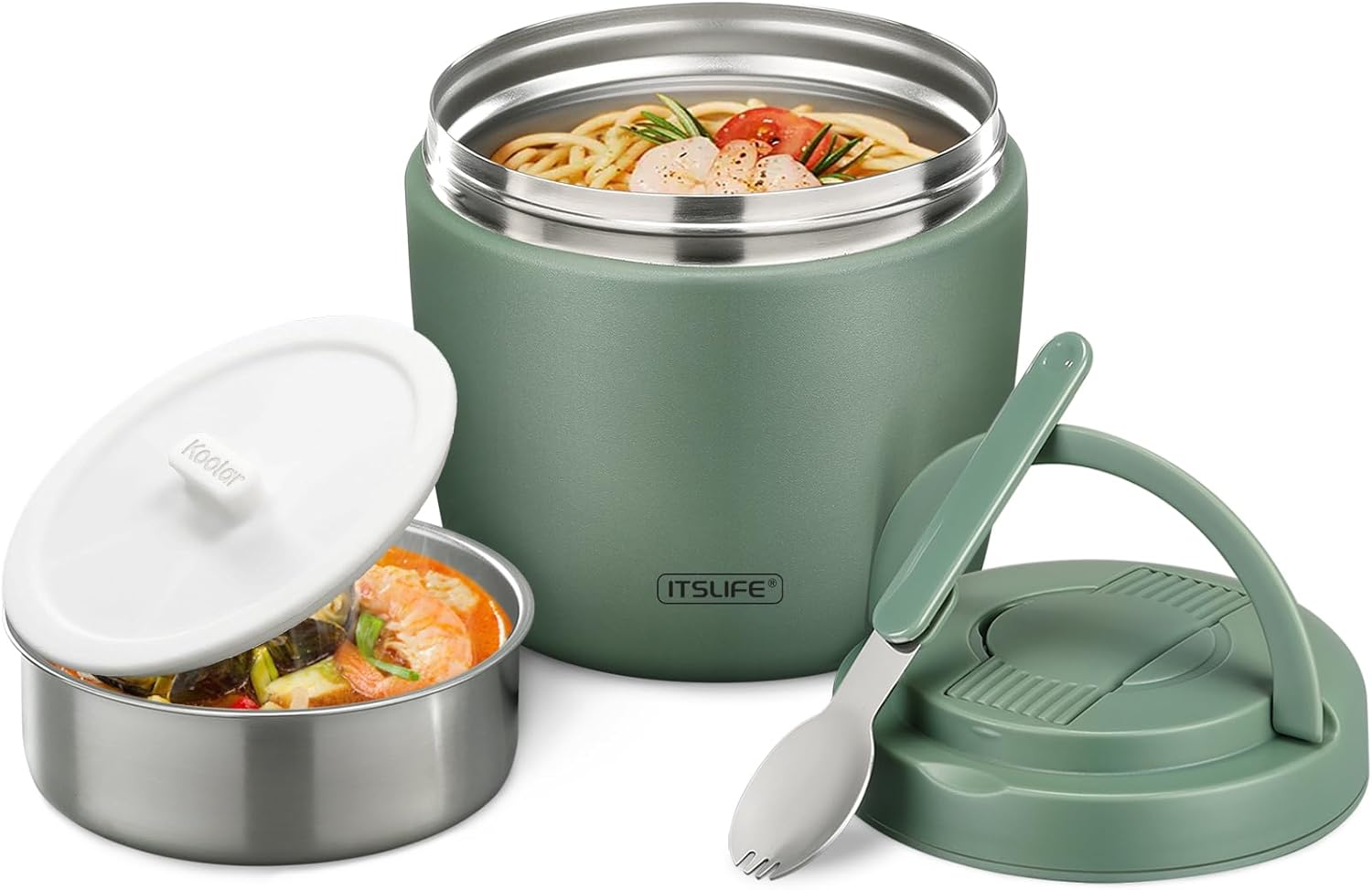 Soup Thermo for Hot Food Adults 32OZ Lunch Containers Wide Mouth Hot Food Jar Va...