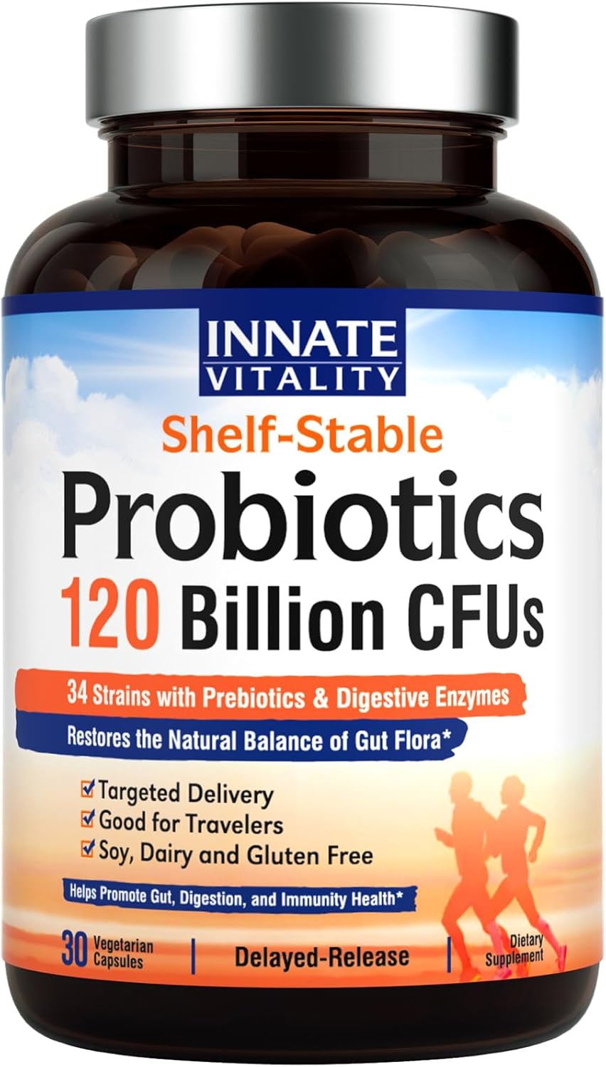 Innate Vitality Probiotics, High-Quality Probiotics for Men, Special Probiotics...