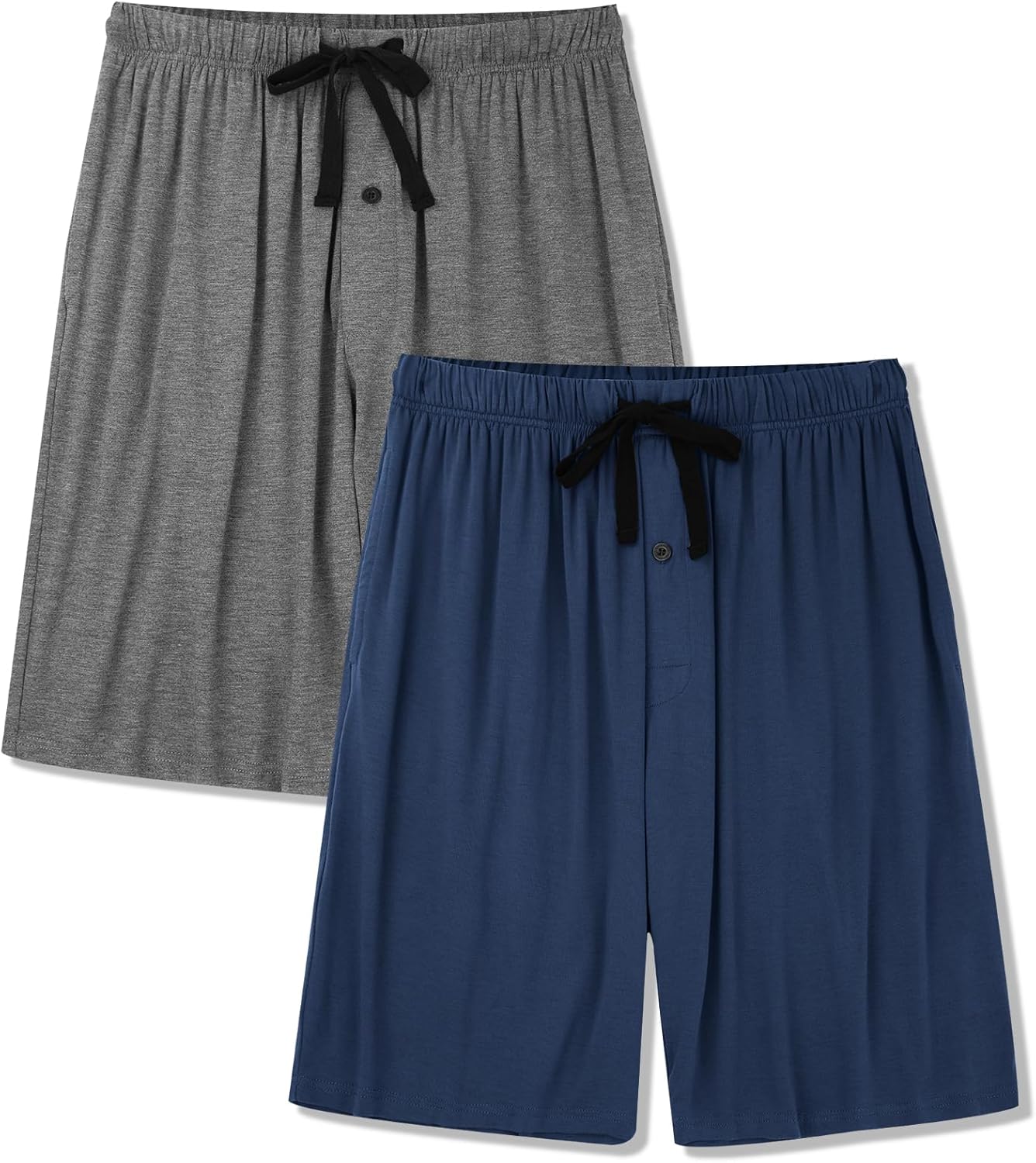 BAMBOO COOL Men's Pajama bottoms Lounge Sleep Shorts Soft Comfortable Breathable...