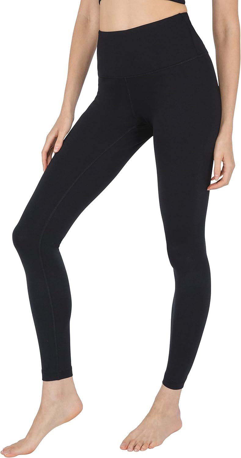 90 Degree By Reflex High Waist Power Flex Tummy Control Leggings X-Large Black