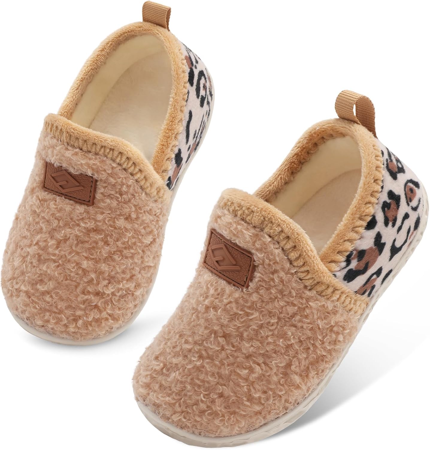 Lefflow Toddler Slippers Boys Girls House Shoes Slip on Baby Sock Shoes Lightwei...