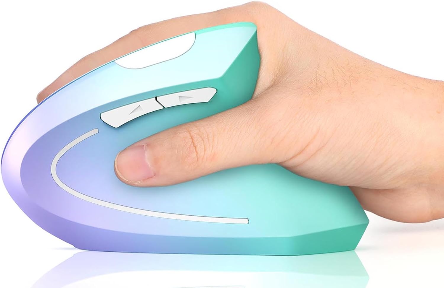 Lekvey Ergonomic Mouse, Vertical Wireless Mouse Rechargeable 2.4 GHz Optical Car...