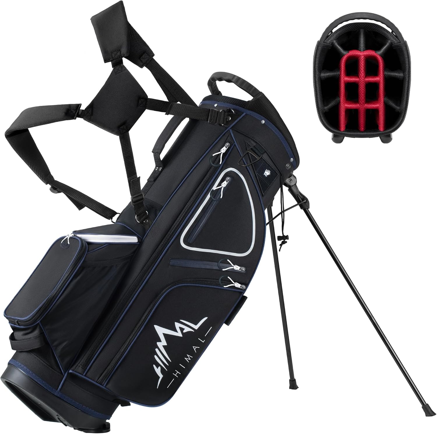 14 Way Golf Stand Bag, Golf Bags for Men with Stand, Top Dividers Ergonomic with...