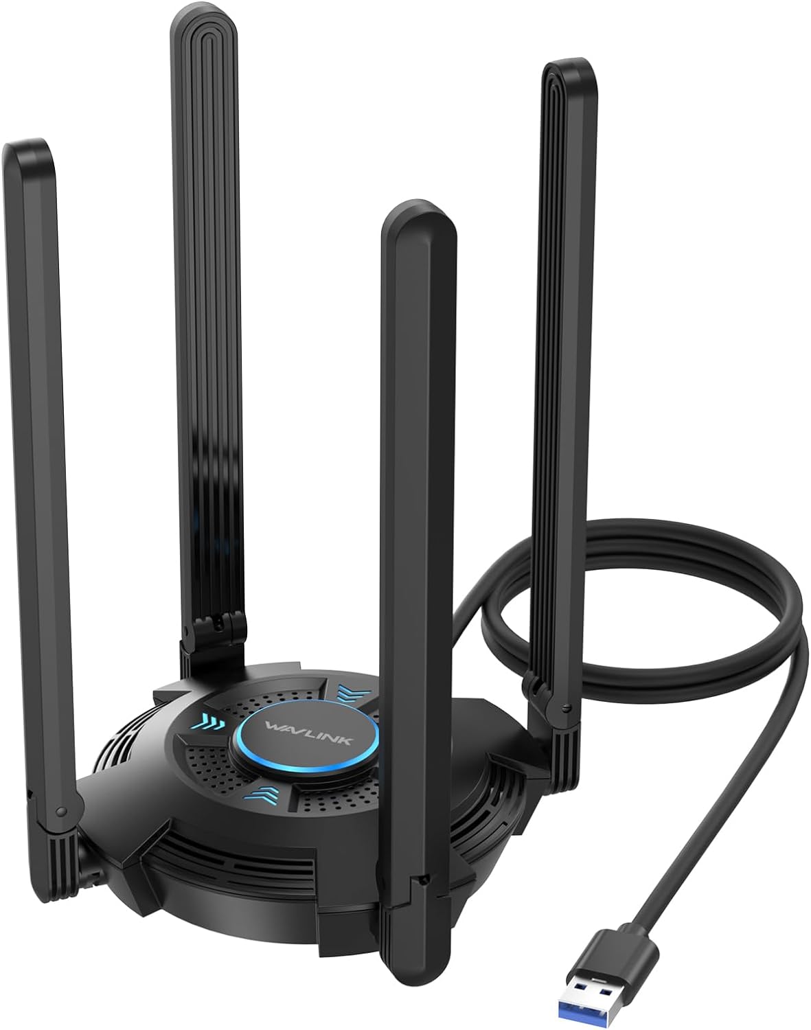 WAVLINK AX5400 USB WiFi 6 Adapter, Special USB Wireless Adapter for Desktop PC,...