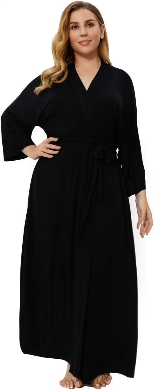 Super Shopping-zone Women's Plus Size Long Robes Kimonos Plus Size Maternity Rob...