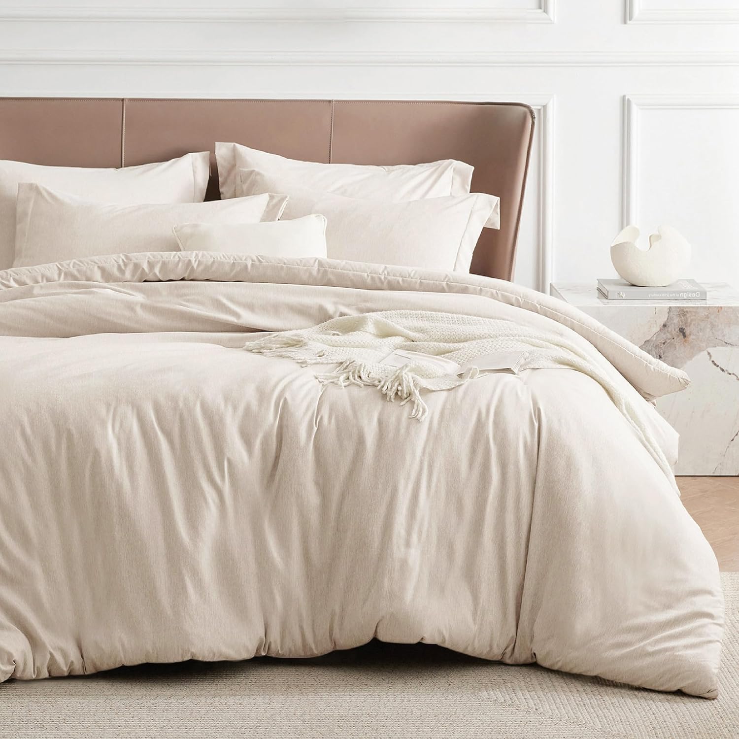 Bedsure Beige Duvet Cover, Super Soft High-Quality Duvet Cover for Kids, Special...