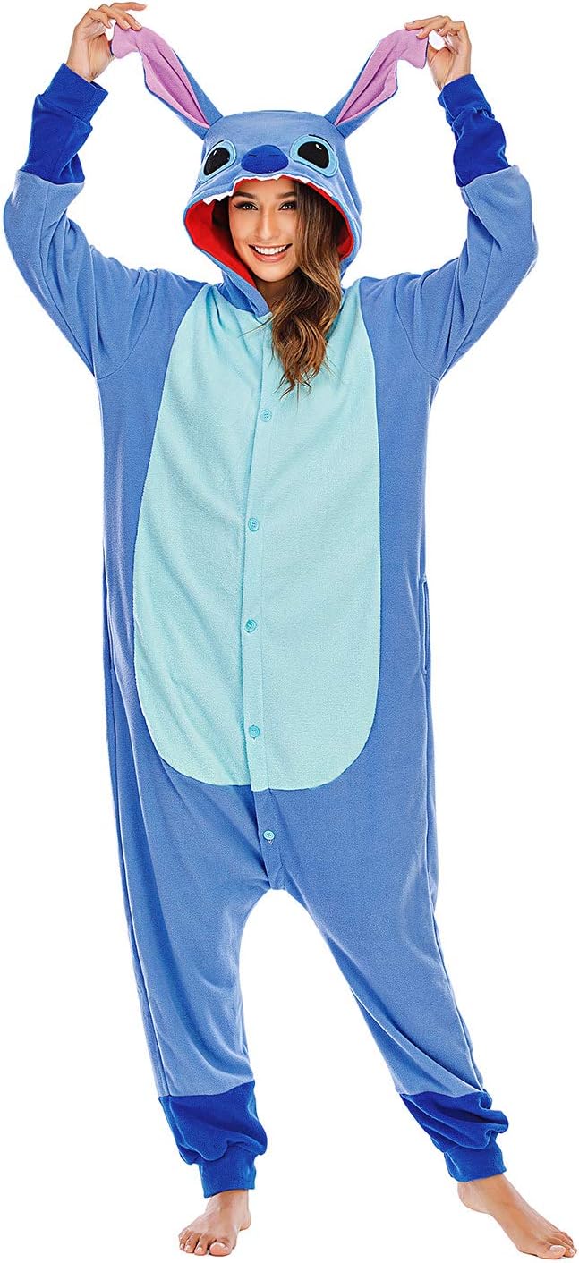 Halloween Animal Onesie Pajamas for Adults Costume Cosplay Homewear One Piece Lt...