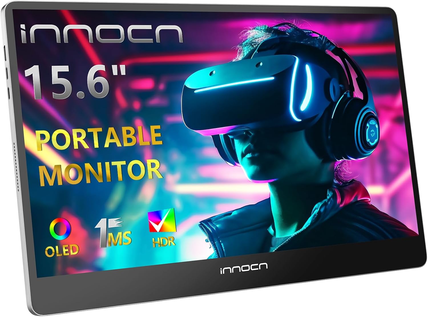 INNOCN 15.6 inch Portable Monitor 15A1F | OLED | 1080P FHD | USB C, HDMI | Lapto...