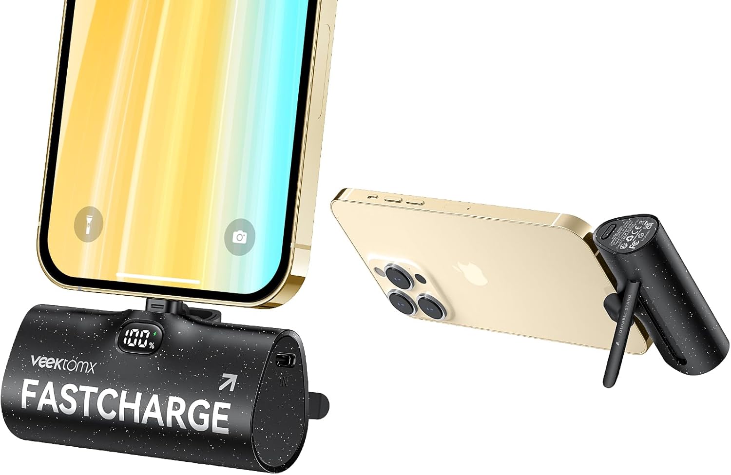 VEEKTOMX Mini Power Bank Fast Charging 20W, 5000mAh Portable Charger for iPhone,...