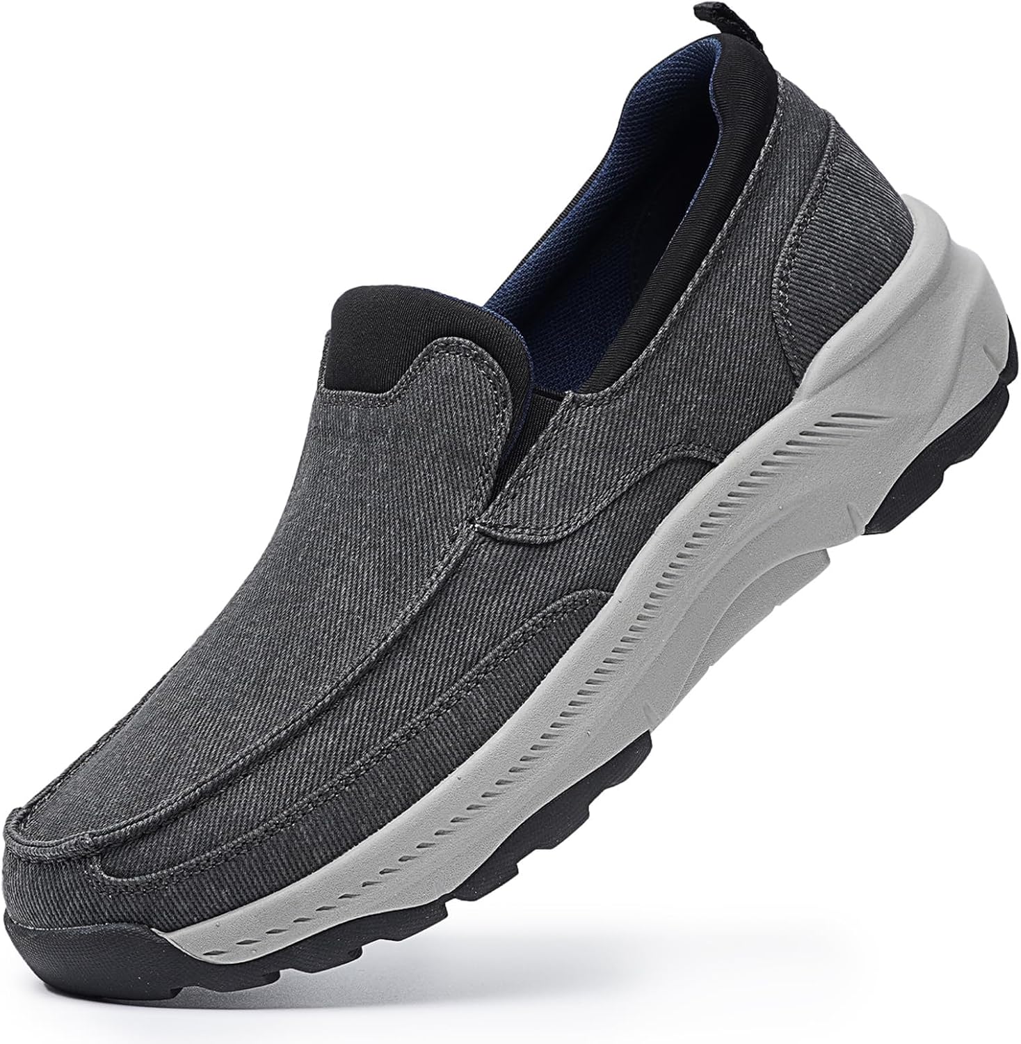 Cestfini Men’s Slip-On Shoes, Special Casual Lace-Free Walking Loafers with Arch...