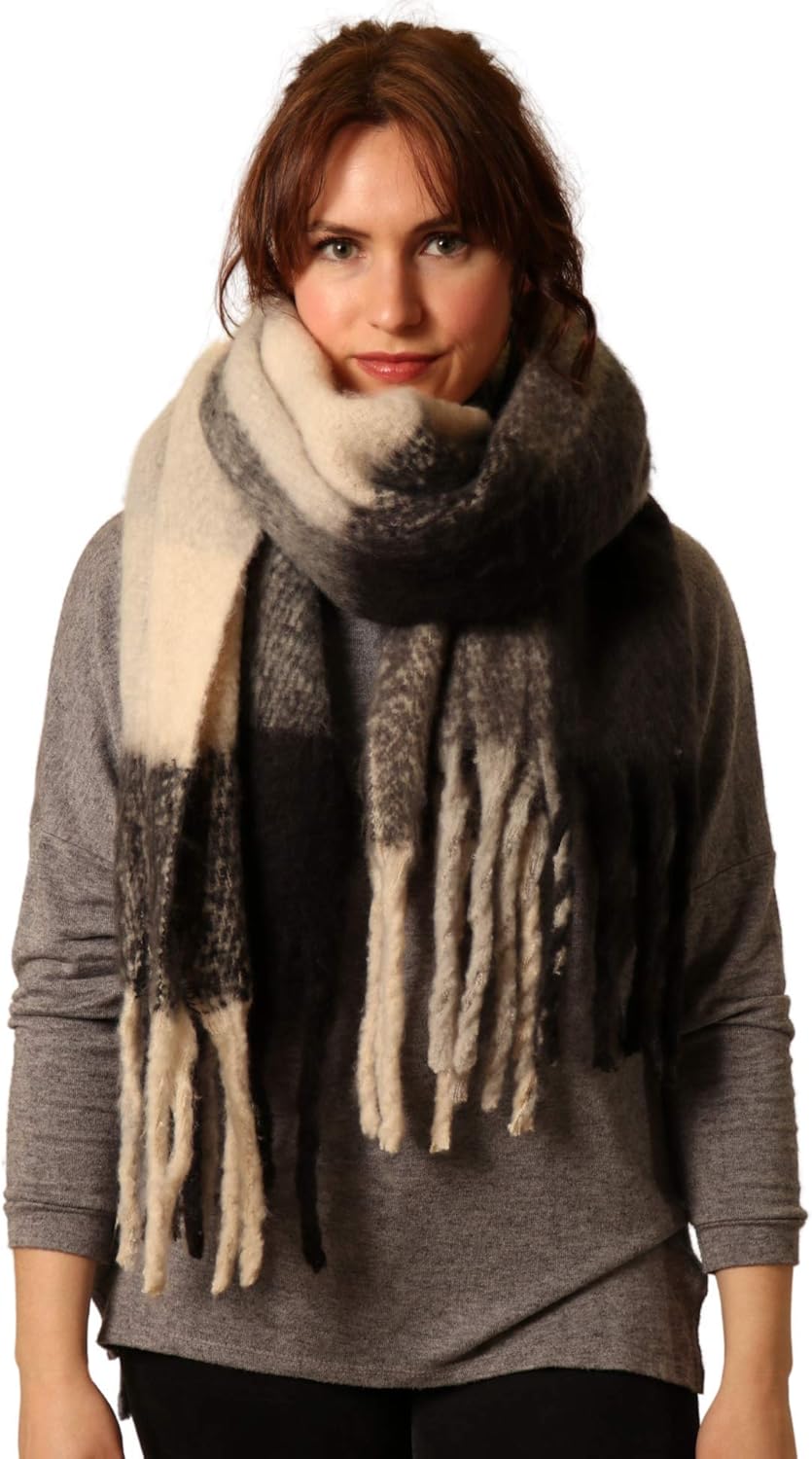 Style Slice Womens Scarf, Special Blanket Scarf for Winter Warmth, Unique Tartan...