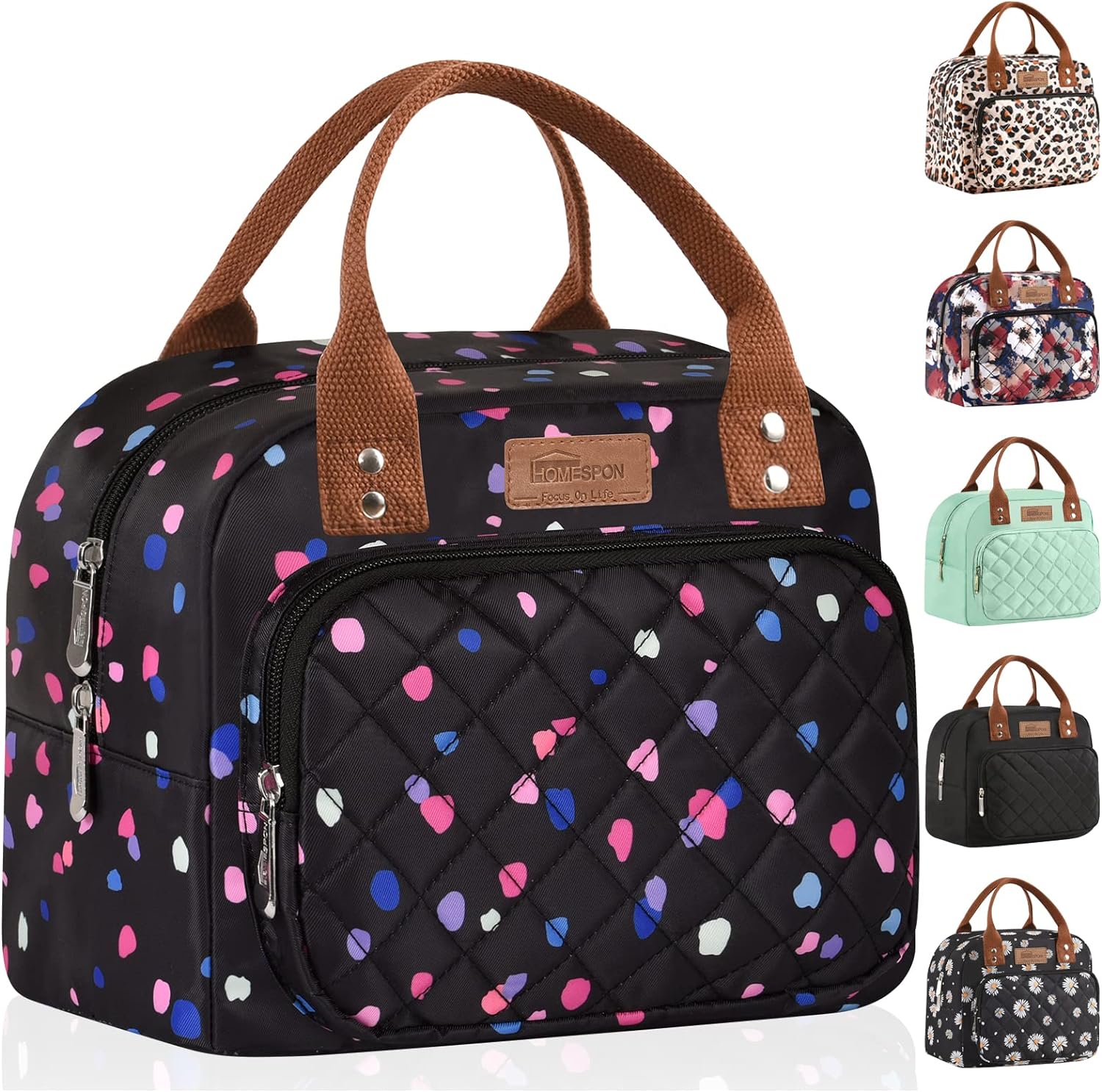 HOMESPON Insulated Lunch Bag, Special Lunch Box for Women and Men, High-Quality...