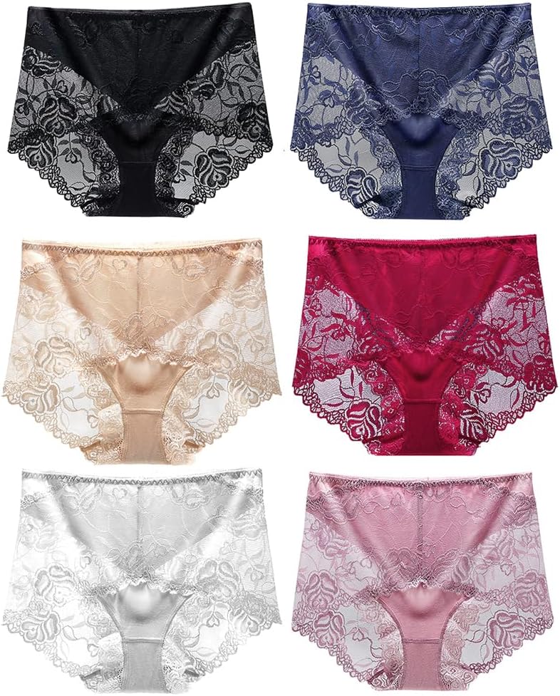 BLKDOTS Women's High Waist Briefs, Special Full Coverage Underwear for Women, Un...
