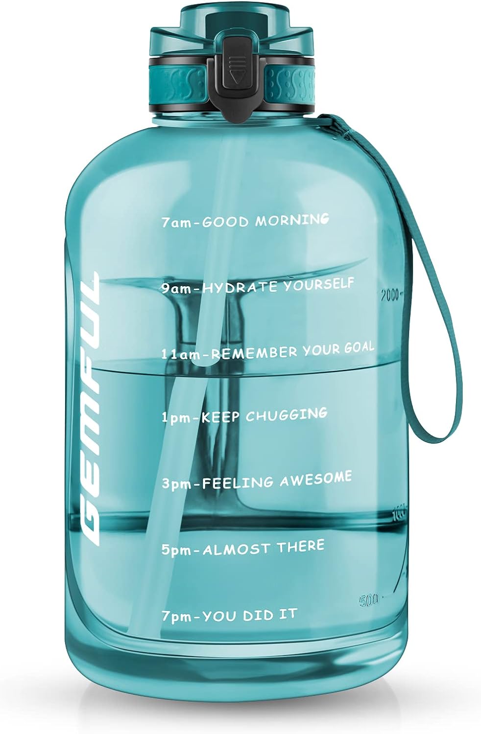 Gallon Water Bottles, Special Water Bottles with Handle, Leakproof Big Jugs for...