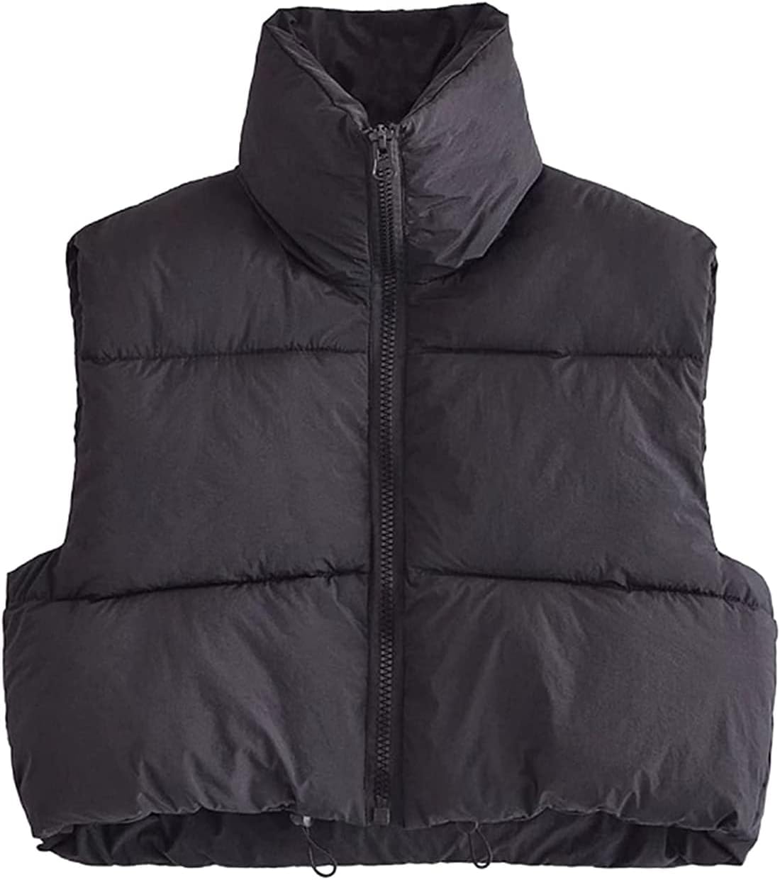 Athlisan Women's Cropped Puffer Vest, Special Zip...