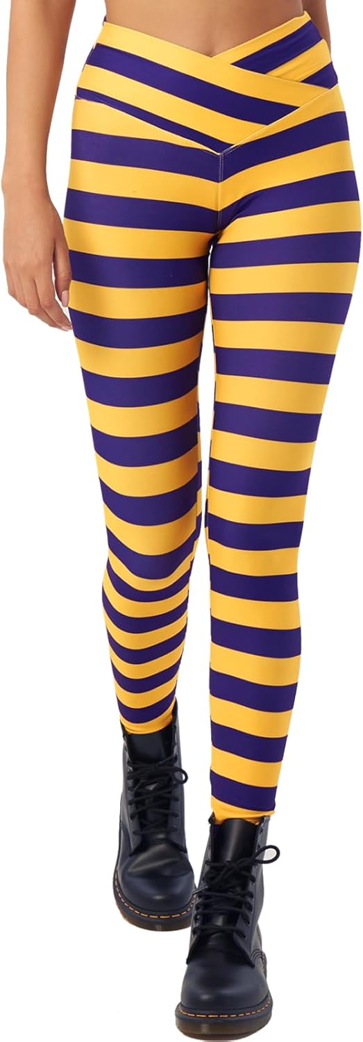 sissycos Women's Halloween Crossover Leggings High Waisted Buttery Soft Printed...