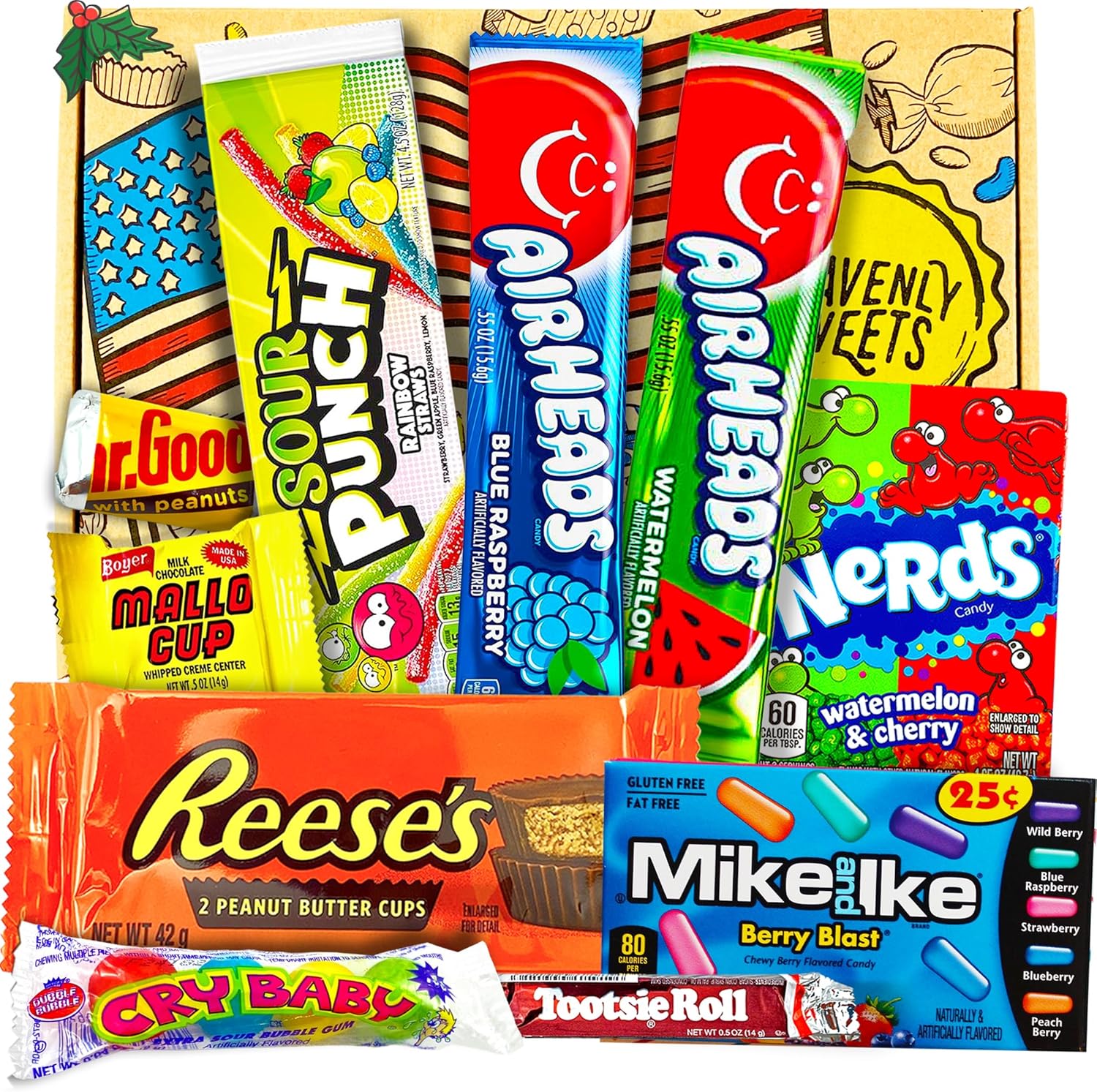 Heavenly Sweets | American Sweets Gift Box | USA Candy Sweet Box | Sweet Hamper...
