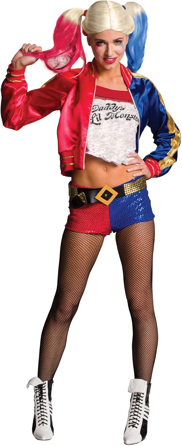 Rubie's Official DC Comics Suicide Squad Harley Quinn, Ladies Fancy Dress Hallow...