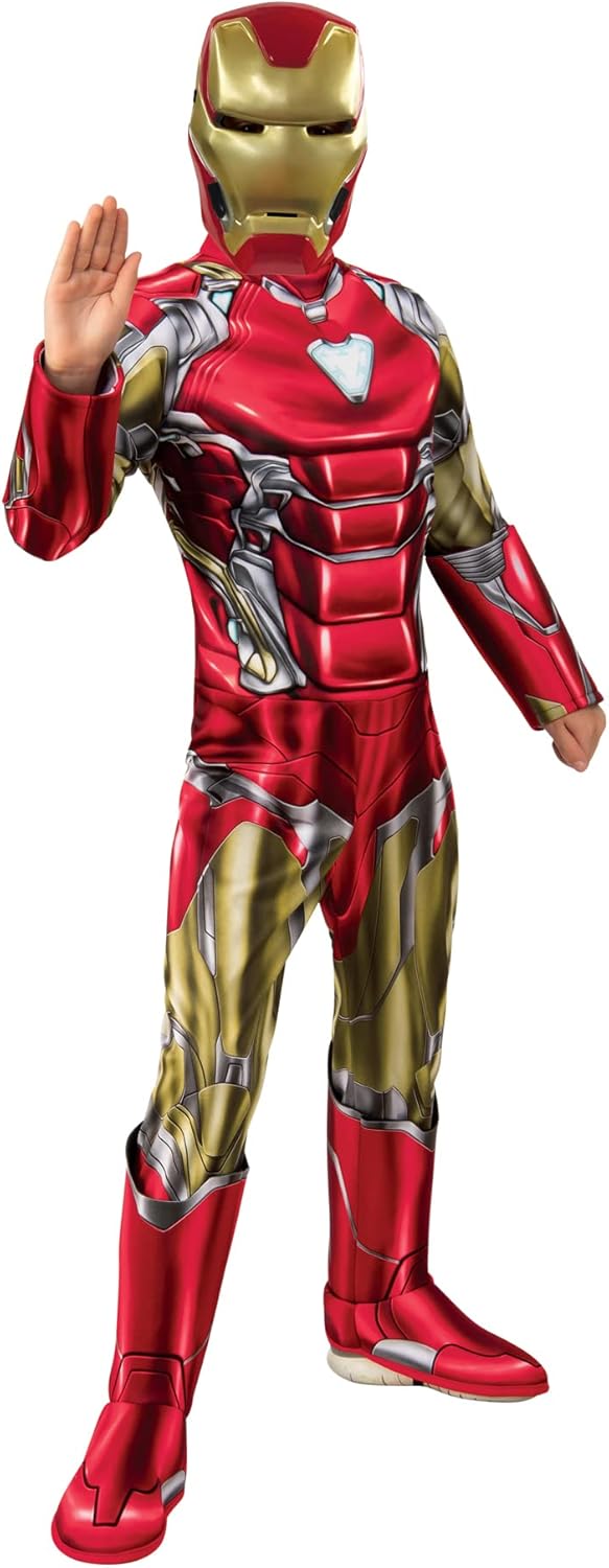 Rubie's Official Marvel Avengers Endgame Iron Man Deluxe Childs Costume, Special...