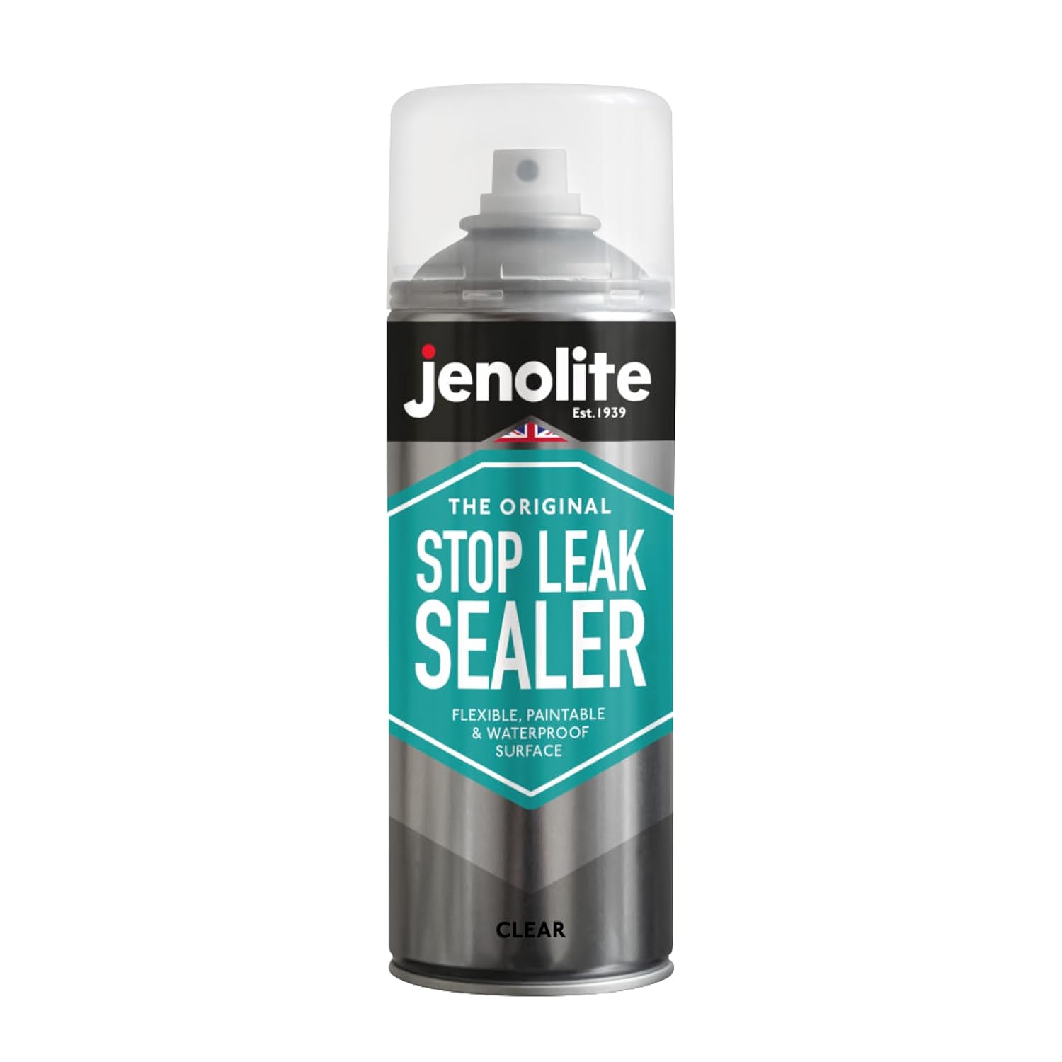 JENOLITE Stop Leak Sealer Spray | CLEAR | 400ml | Leak Sealer for Gutters and Fl...